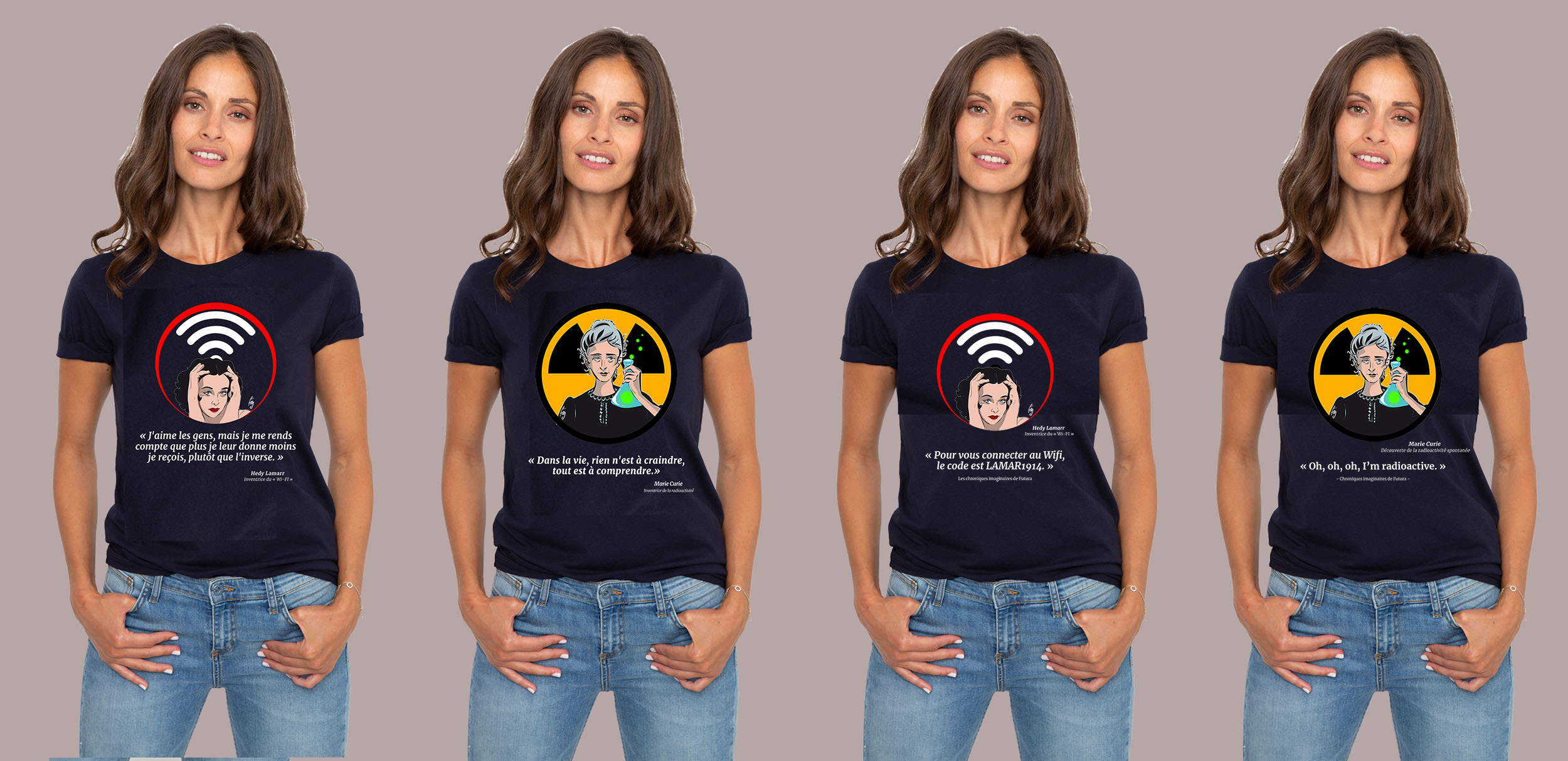 La collection T-shirts femme à retrouver dans la boutique Futura. © Futura