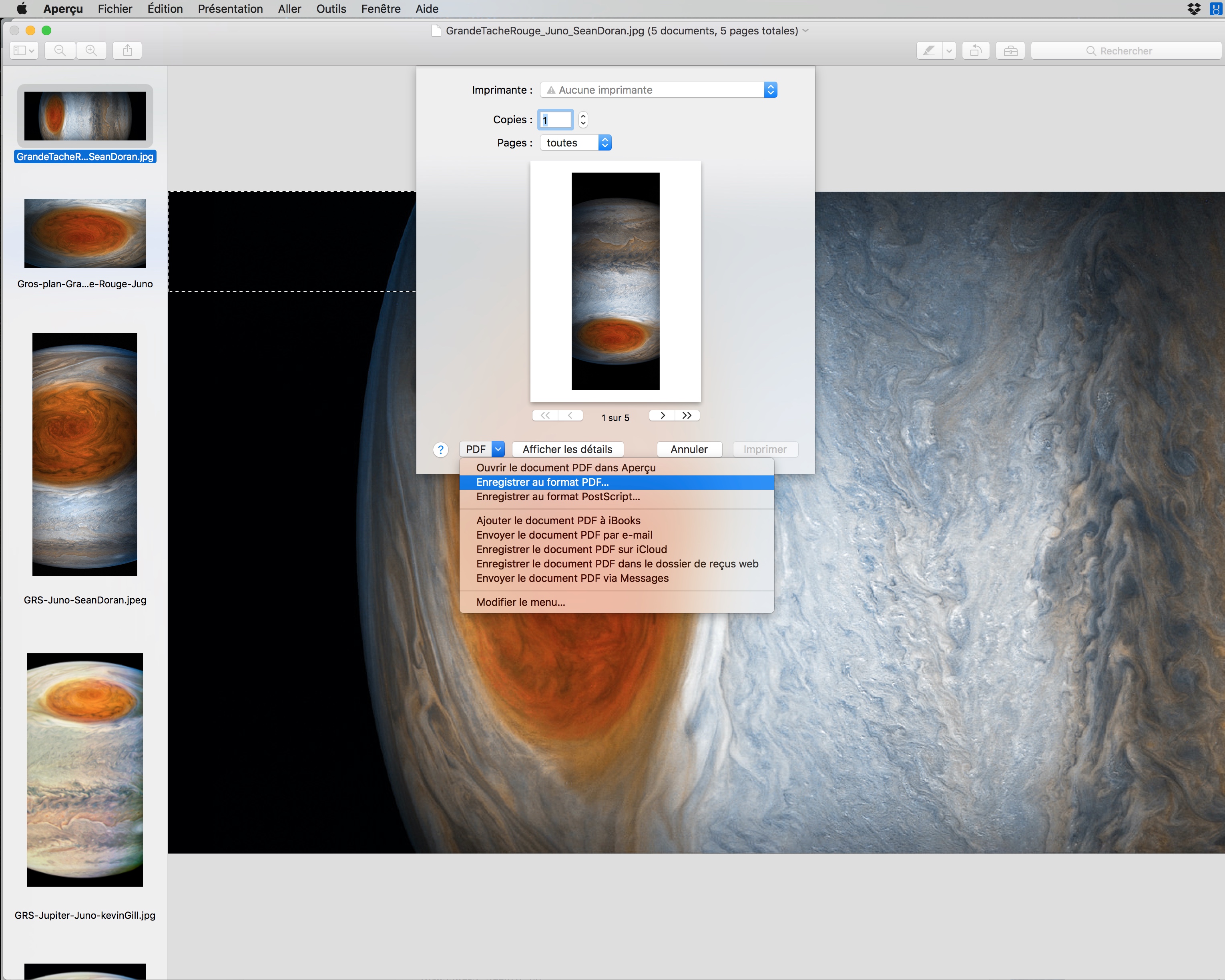 Comment créer un PDF depuis n'importe quel document sur Mac (Mac OS X). © Futura-Sciences