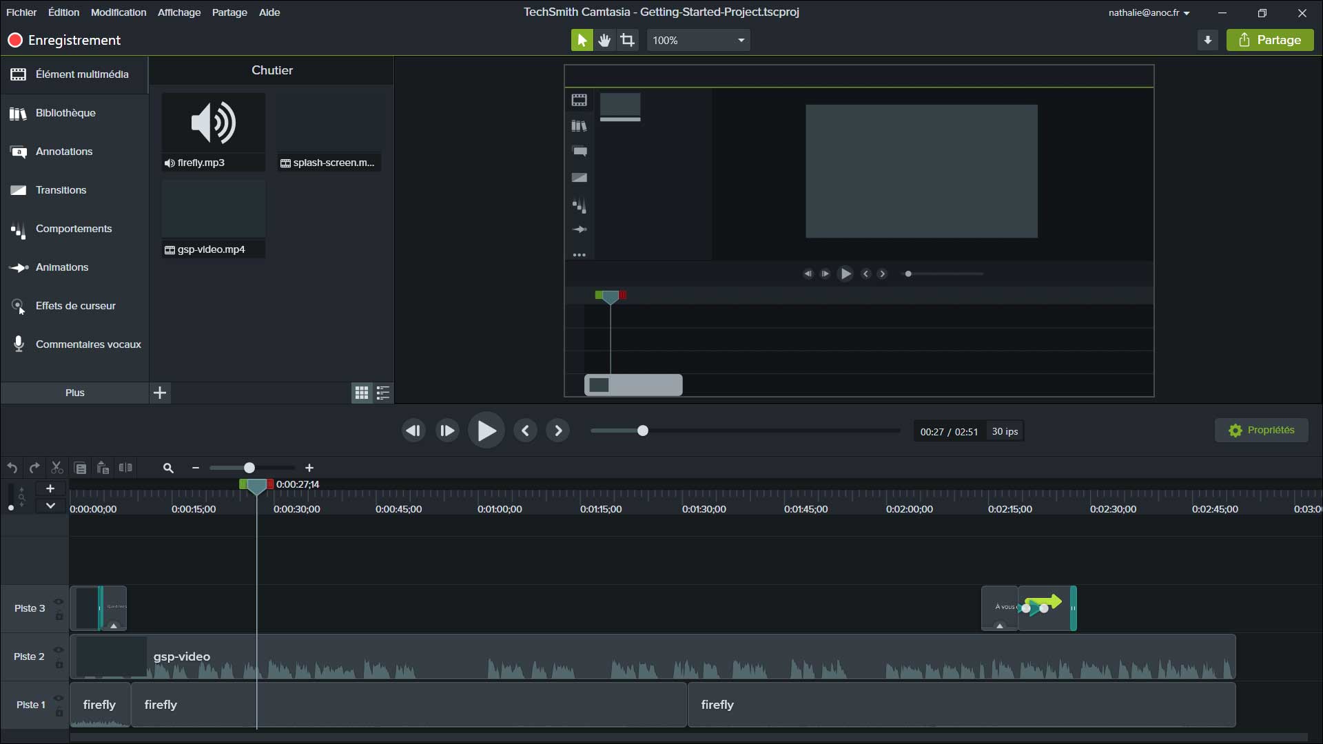 Logiciel de montage vidéo Camtasia Studio à -10 %