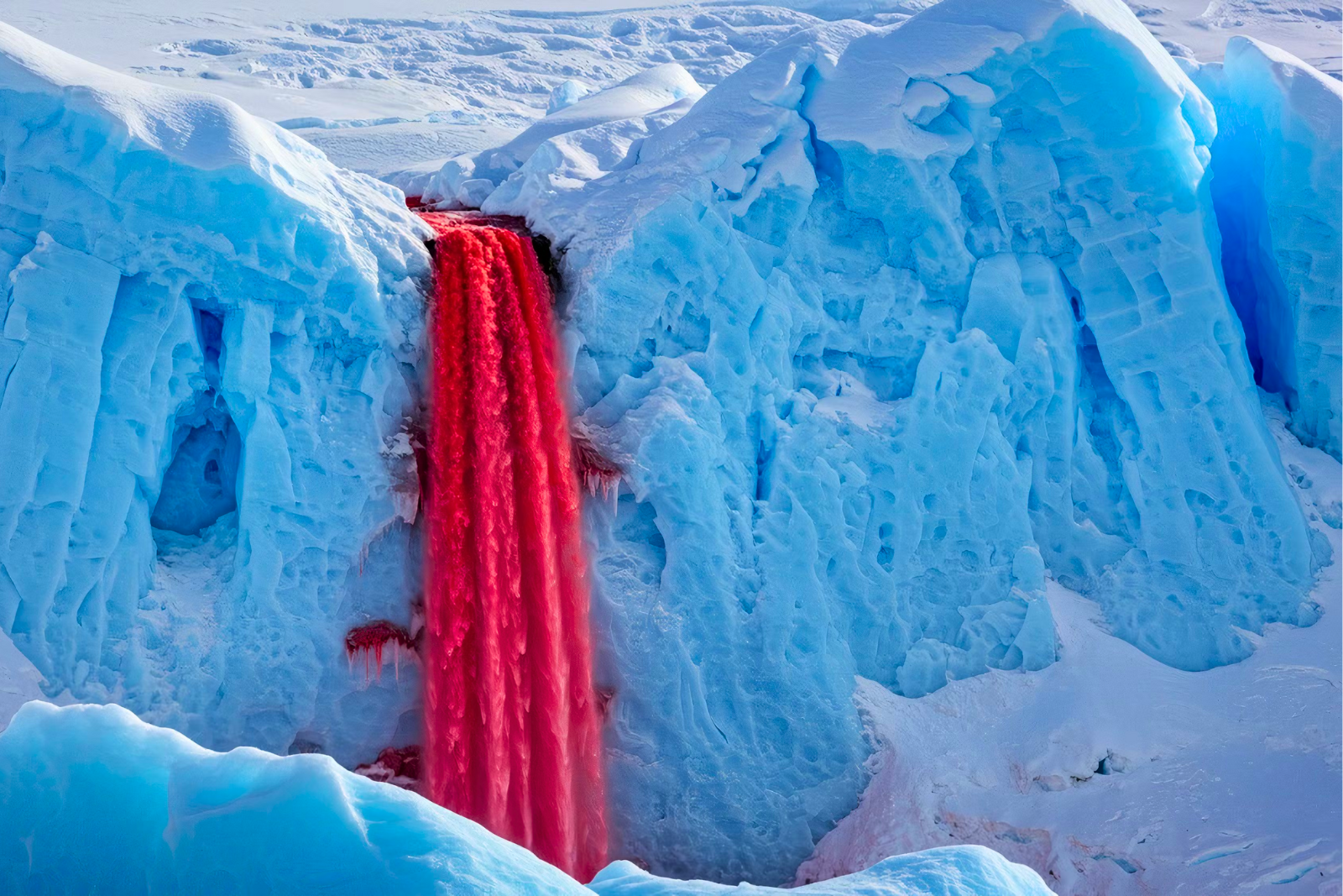 Ce phénomène est glaçant : mais pourquoi l’Antarctique « saigne » ? Voici l'explication scientifique. © Thetravel.com