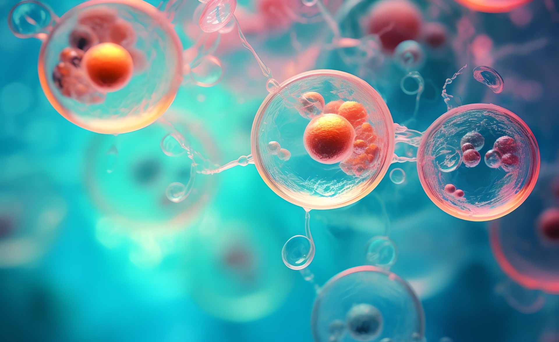 Le cytosol (ou hyaloplasme) correspond à la fraction liquide du cytoplasme. © Curioso.Photographie, Adobe Stock