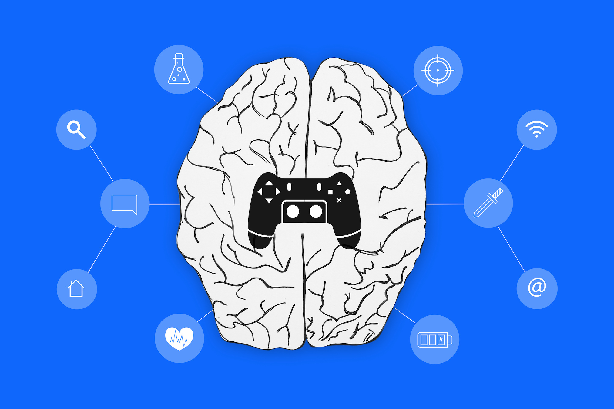 Des chercheurs se sont penchés sur l'activité cérébrale pendant des jeux vidéo. © Pixel-Shot, Adobe stock