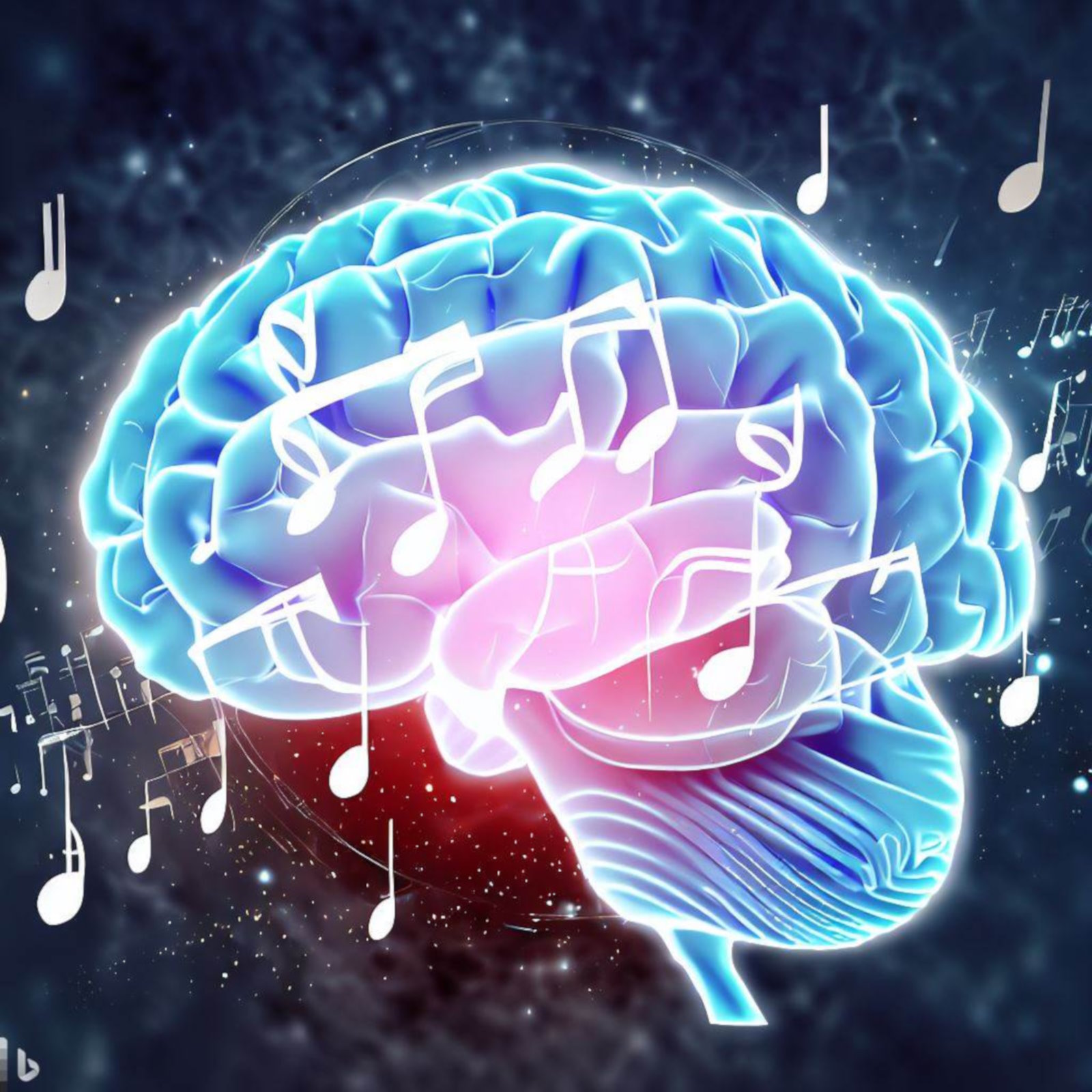 Une IA a pu reconstruire une chanson à partir d’enregistrements de l’activité cérébrale. © E. Back, Bing Image Creator
