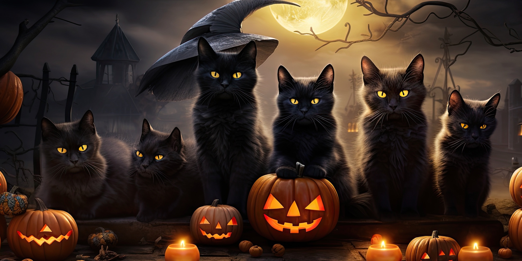 La superstition attachée au chat noir est tenace. Elle n’a pourtant bien sûr aucun fondement scientifique. © Postproduction, Adobe Stock