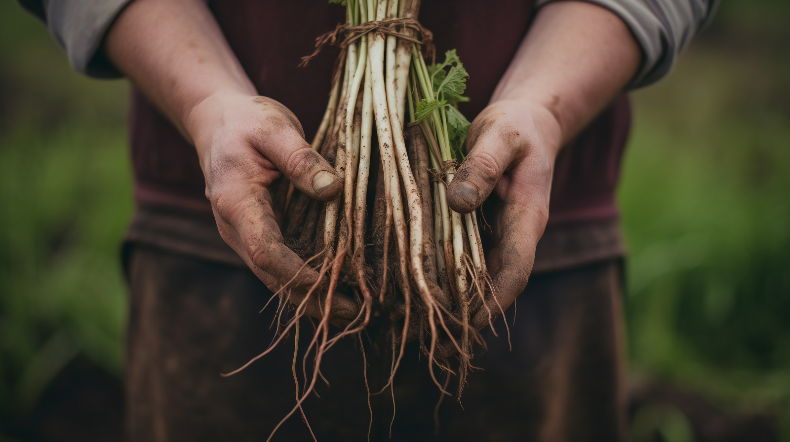 Récoltes de racines de chervis au potager. ©s1llu, Adobe Stock