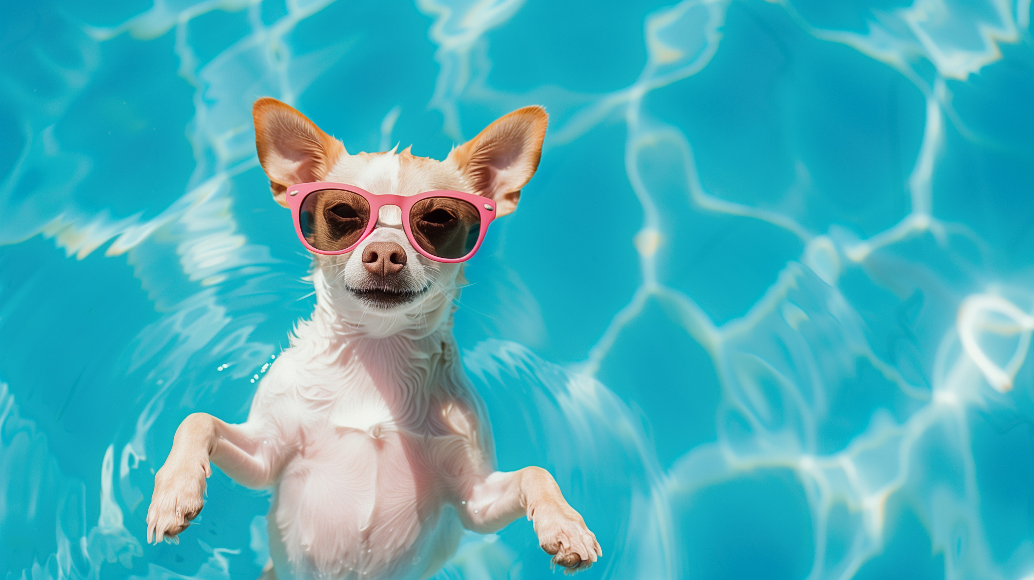 Pour rester en forme cet été, quoi de mieux que transformer votre piscine en salle de sport sur mesure ? © Littlepiccie, Adobe Stock (illustration générée par IA)