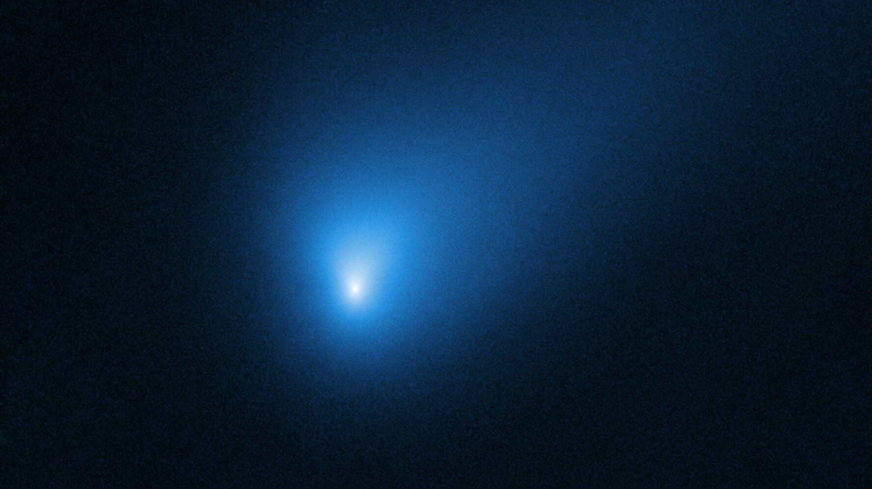Une photographie prise par Hubble de la comète Borisov. © Nasa, ESA, D. Jewitt (Ucla)