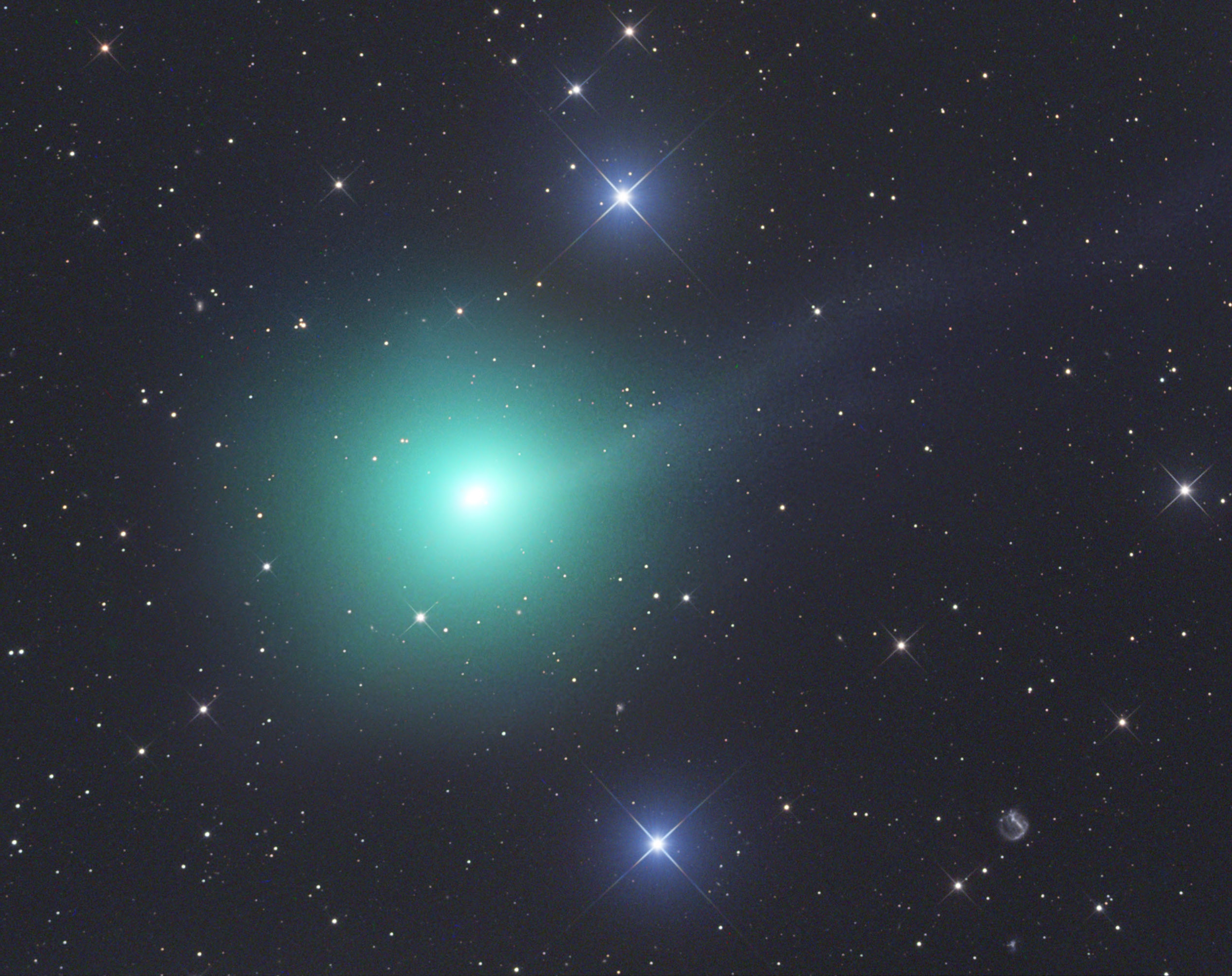 La comète C/2018 Y1 Iwamoto, le 9 février 2019. © Gerald Rhemann, Spaceweather