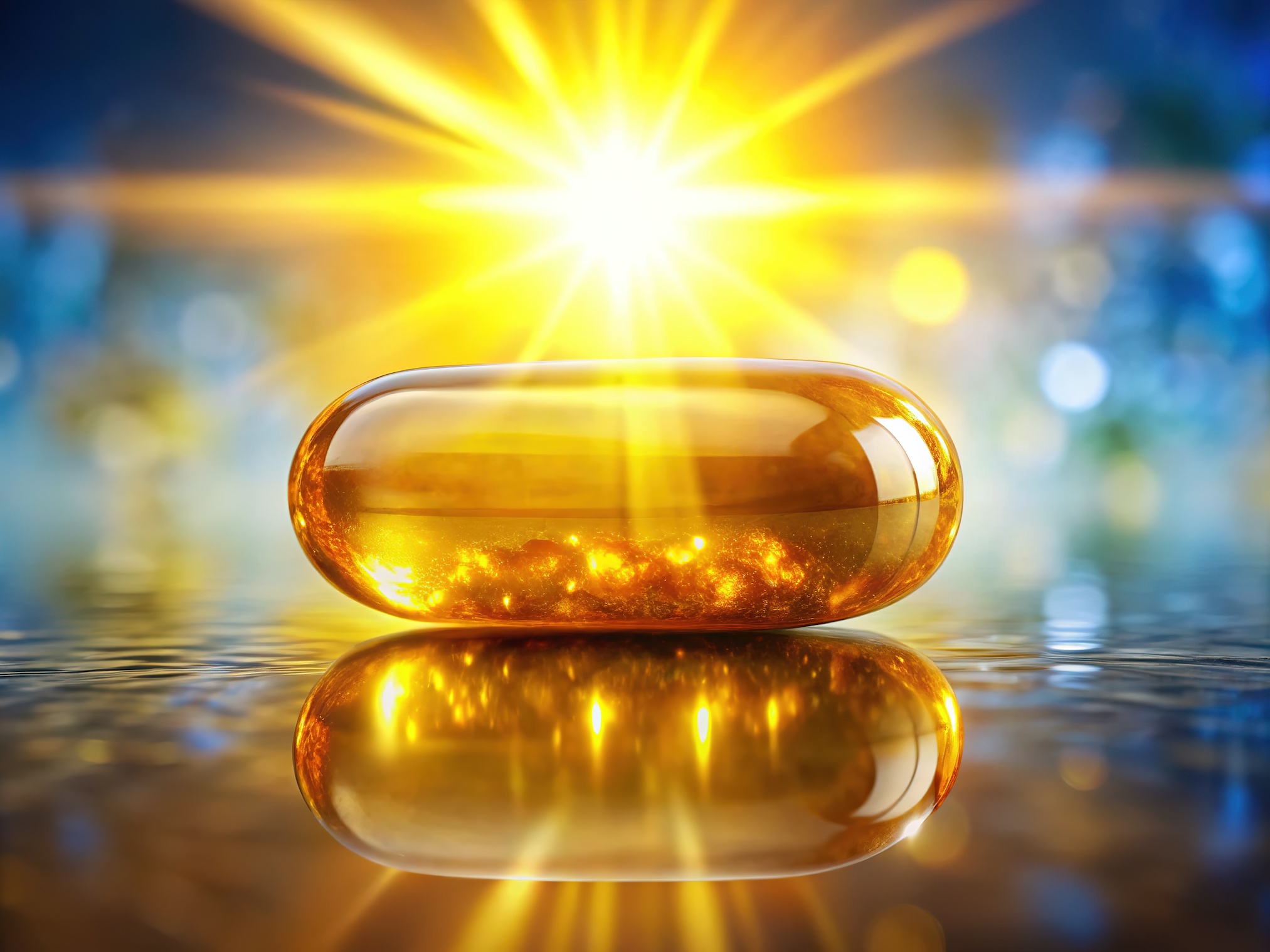 Une supplémentation quotidienne de 2000 UI de vitamine D3 pourrait faire gagner trois années d’âge biologique, selon un essai clinique de grande ampleur. © hapsuwanArt, Adobe Stock