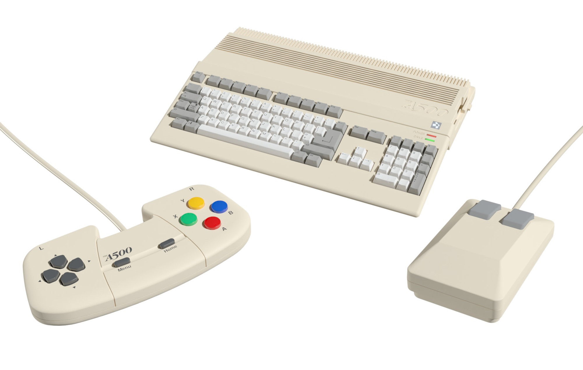 La version miniaturisée de l’Amiga 500. © Retro Games Ltd