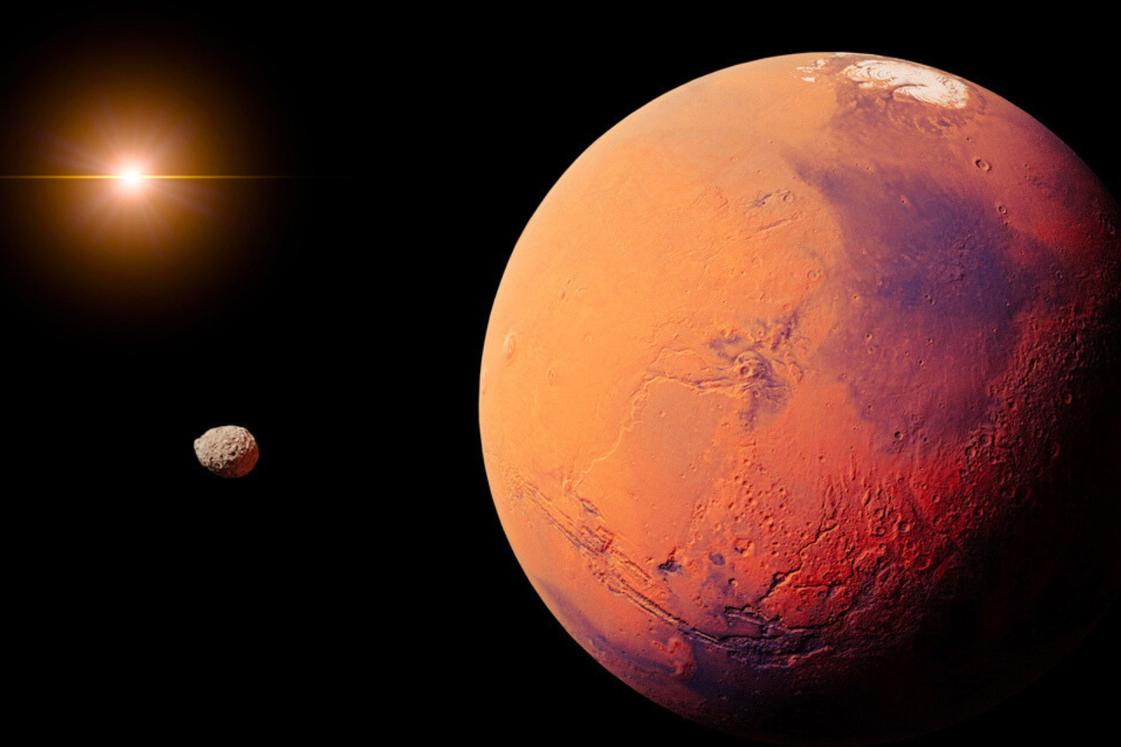 De l'origine de la couleur rouge de la planète Mars. © dottedhippo, iStock