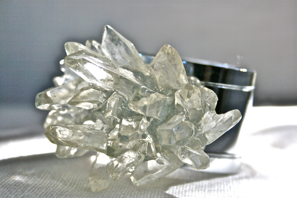 Le quartz constitue 12 % de la masse de la lithosphère, où il représente le minéral le plus commun. © KellieCA, Flickr, cc by nc nd 2.0