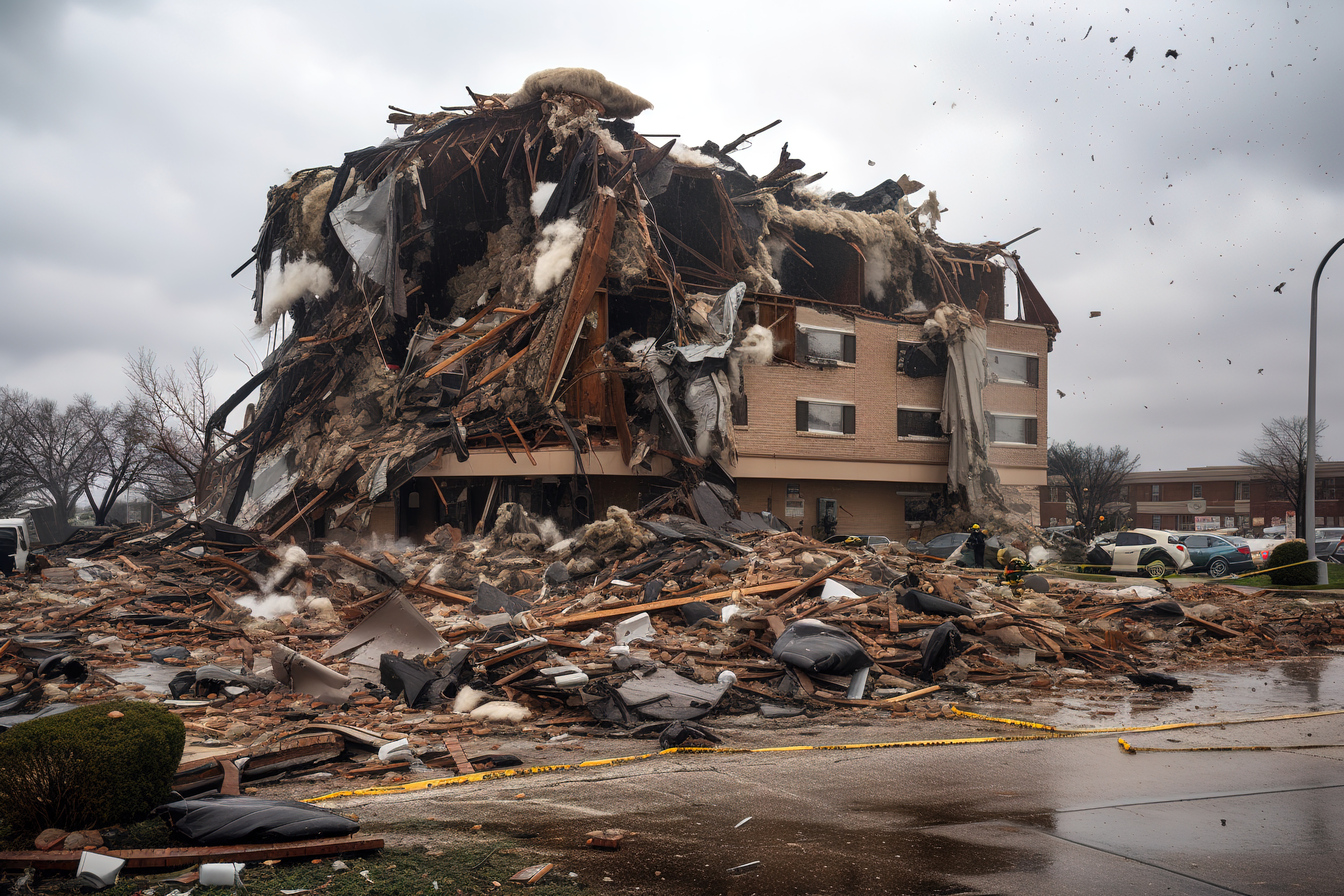 les dégâts d'une tornade aux USA. © Pajaros Volando, Adobe Stock