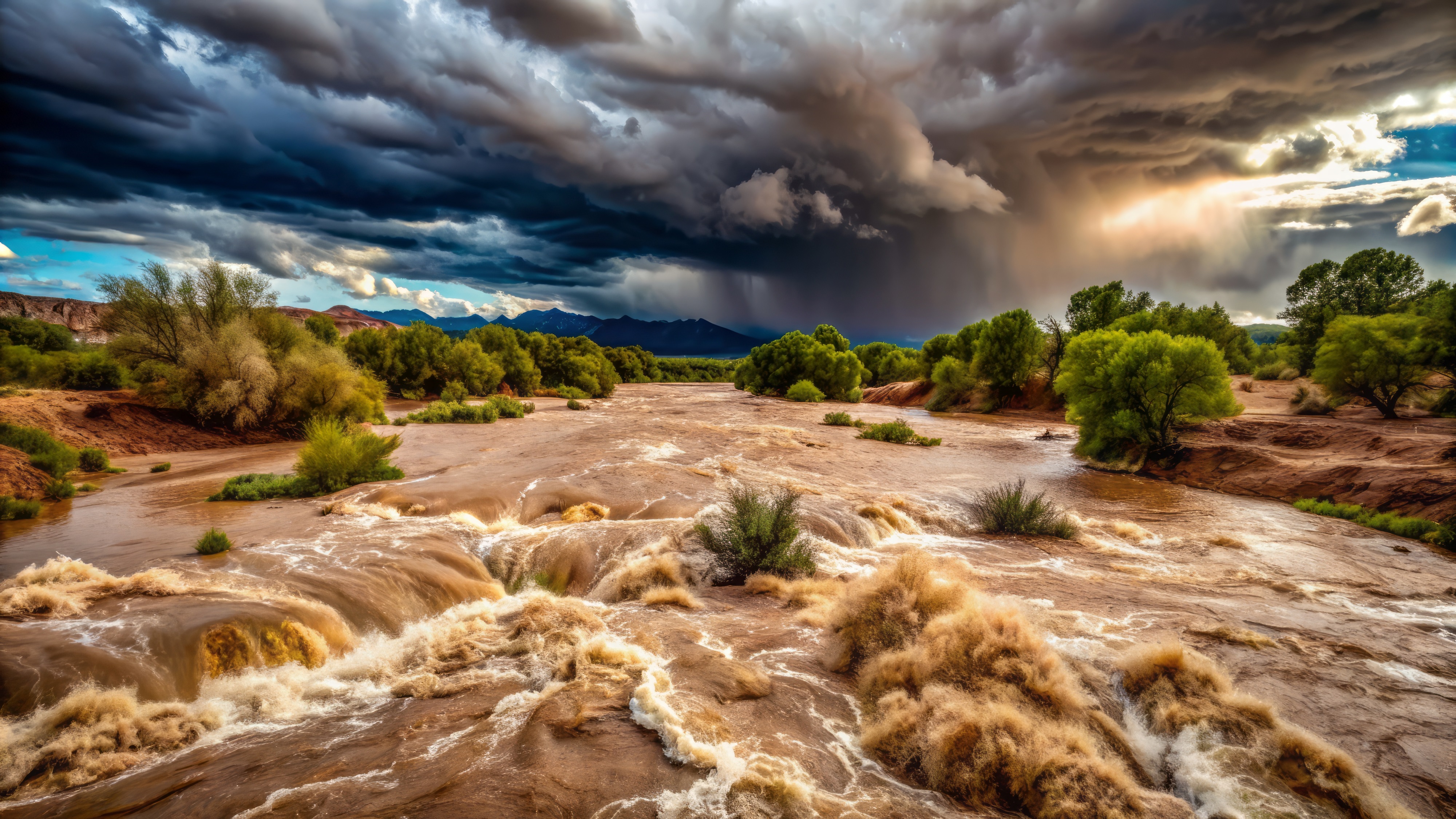 Les inondations se multiplient dans les déserts d'Afrique et du Moyen-Orient. © Wanlop, Adobe Stock