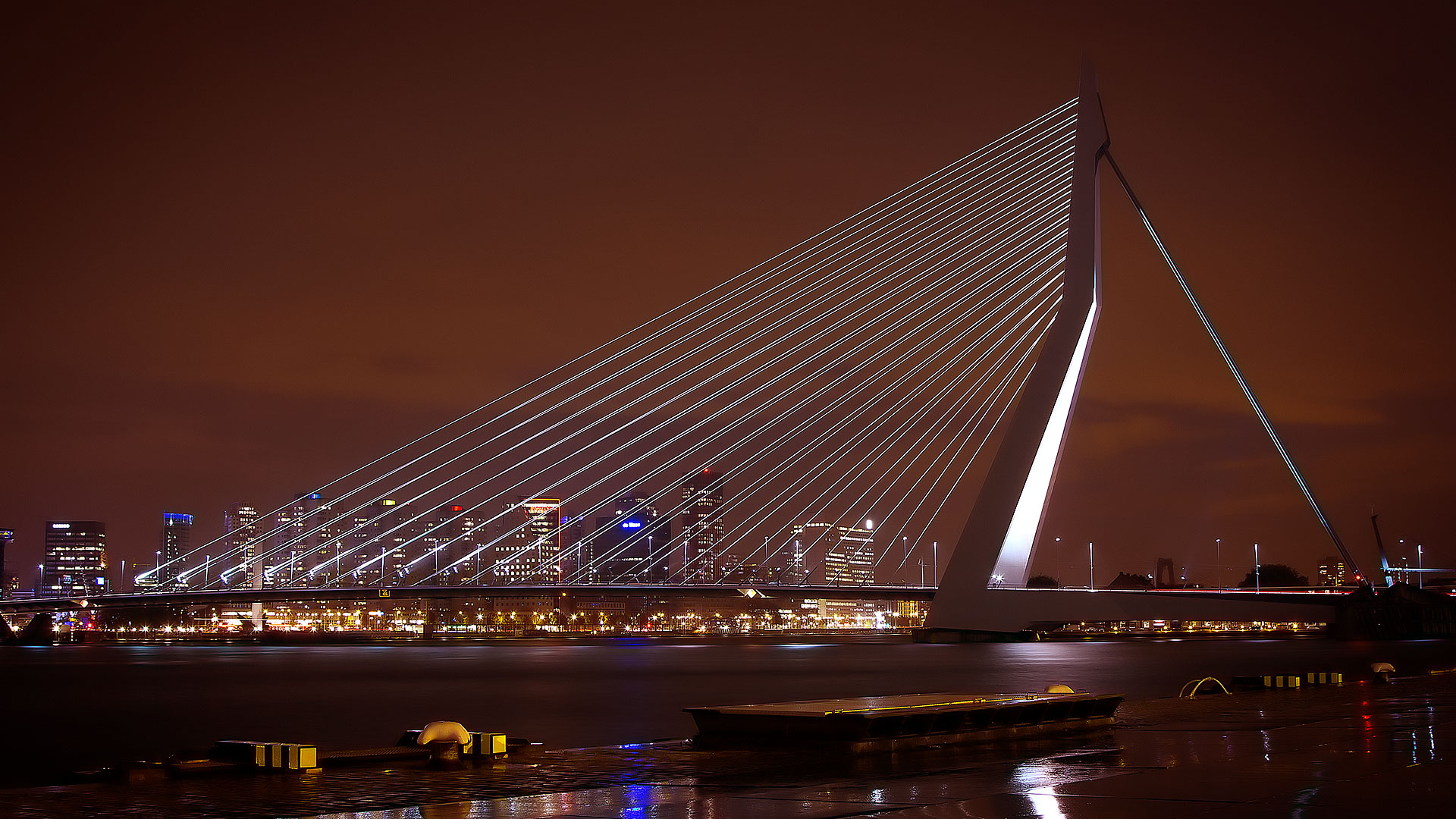 Le pont Érasme, l’emblème de Rotterdam