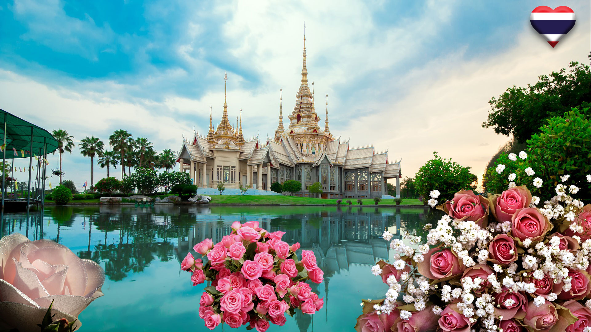 En Thaïlande, des roses à foison pour la Saint-Valentin
