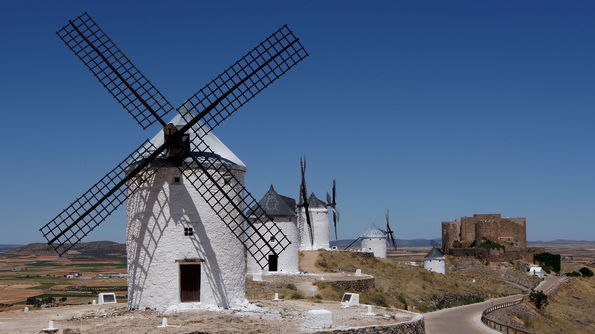 Les moulins de Consuegra : les géants de Don Quichotte, Espagne
