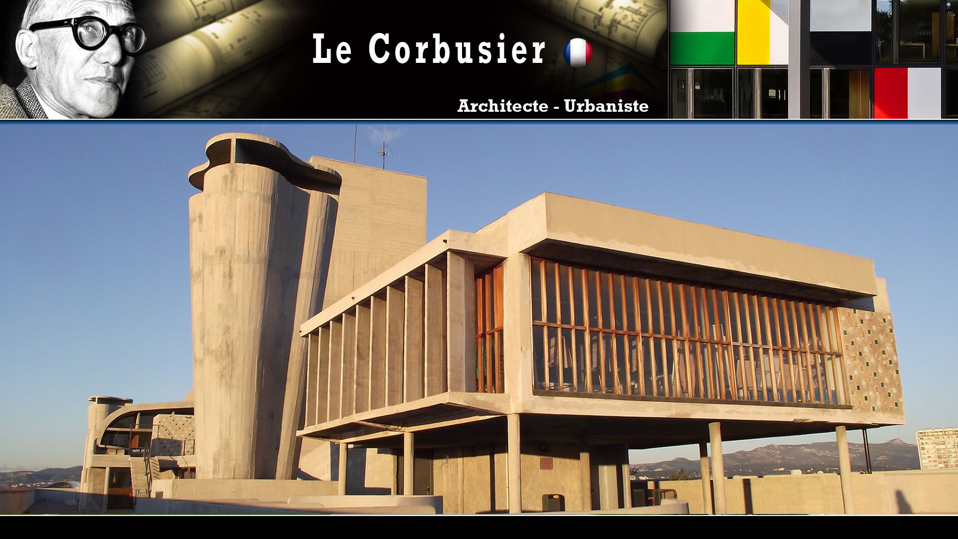 Le Corbusier : la Cité radieuse, brute de décoffrage