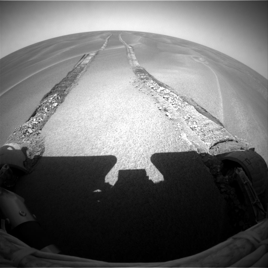 Opportunity enlisé dans les sables sur Mars