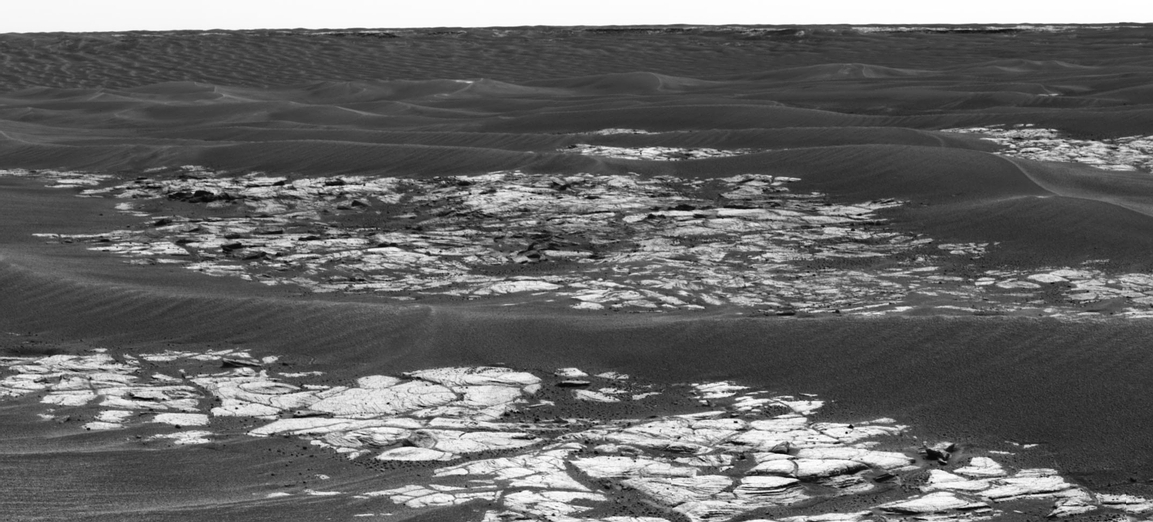 Opportunity approche du cratère Erebus