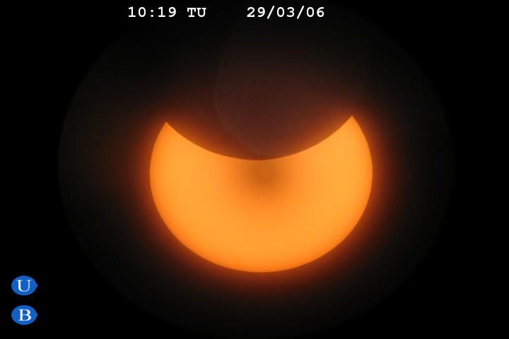 Eclipse partielle à Barcelone