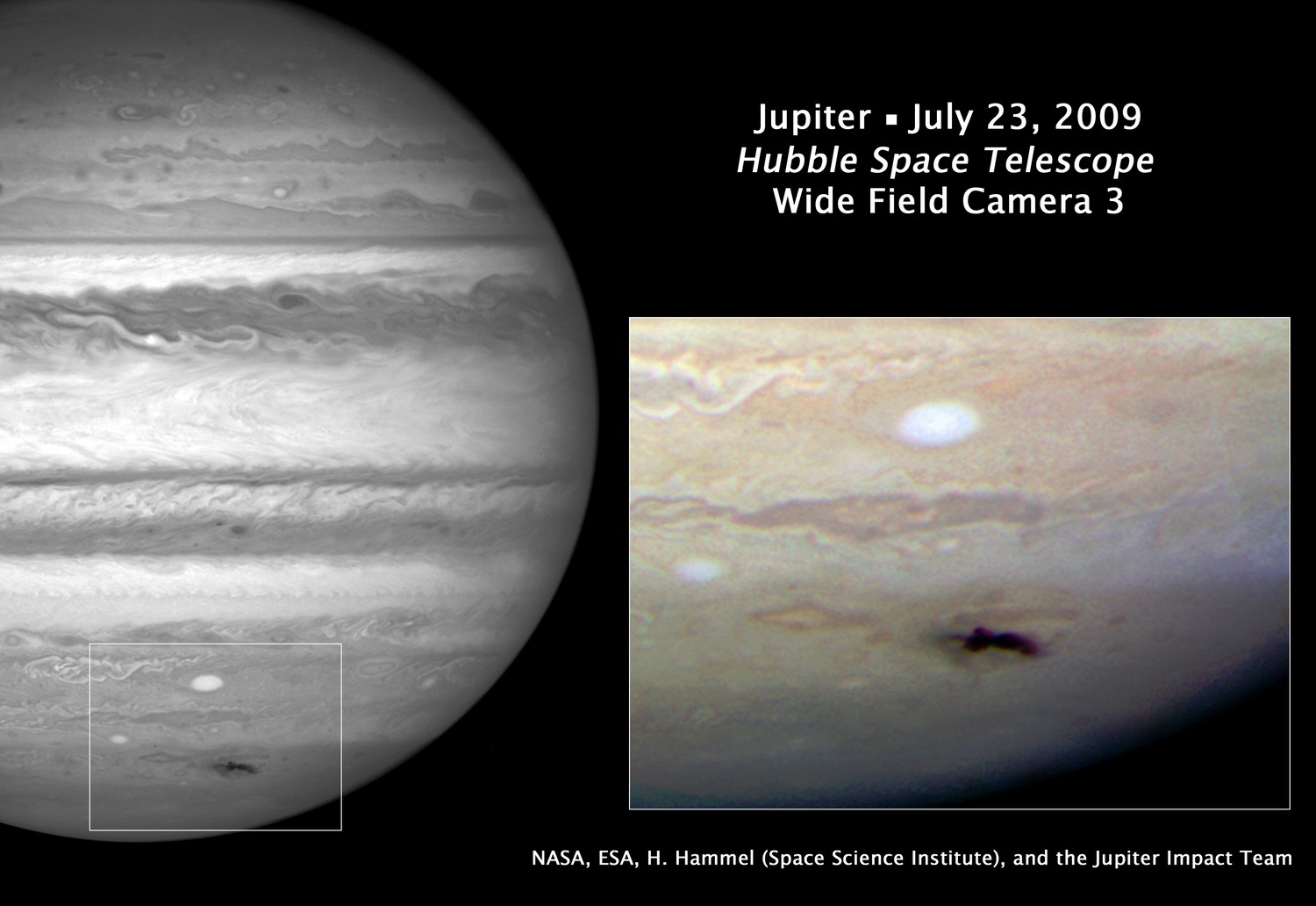 Impact sur Jupiter en 2009
