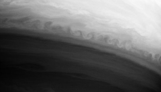 Turbulences sur Saturne