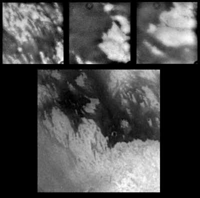 Zoom sur la surface de Titan