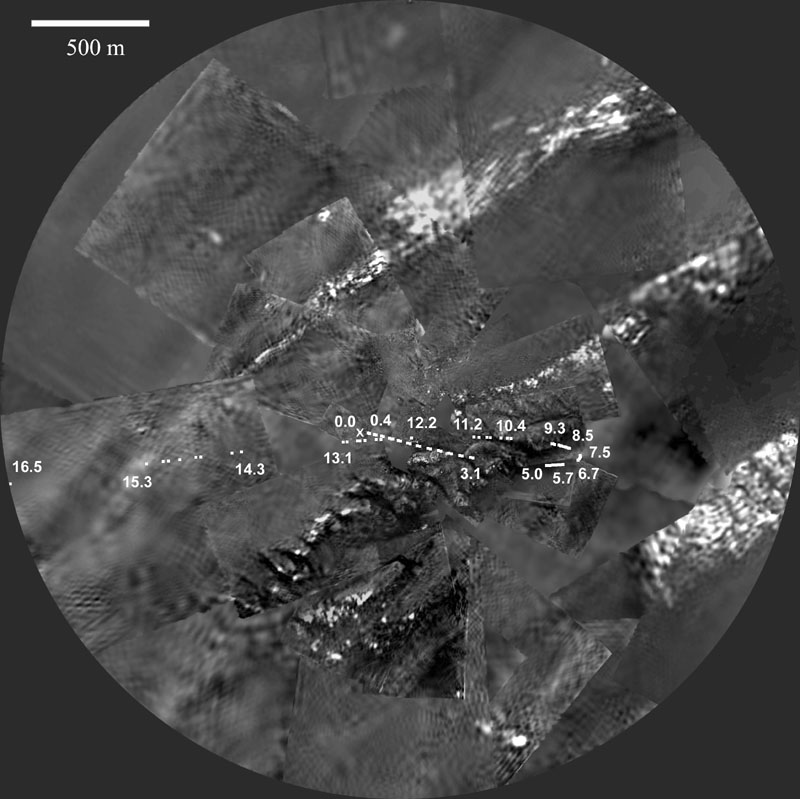 Panorama de Titan à 1,2 km
