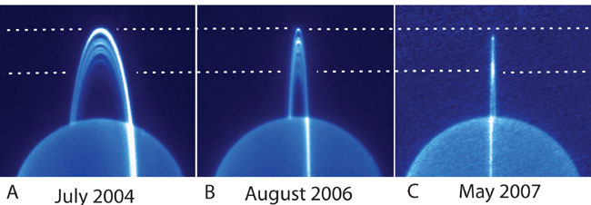 Uranus vue en infrarouge par le Keck II
