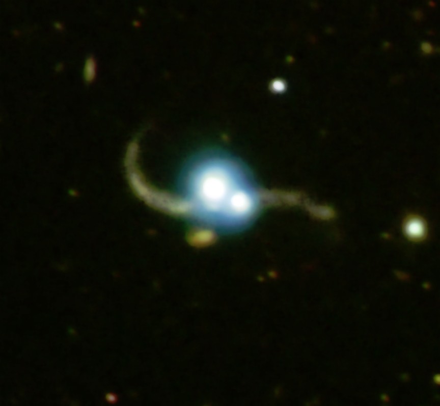 Collision de quasars
