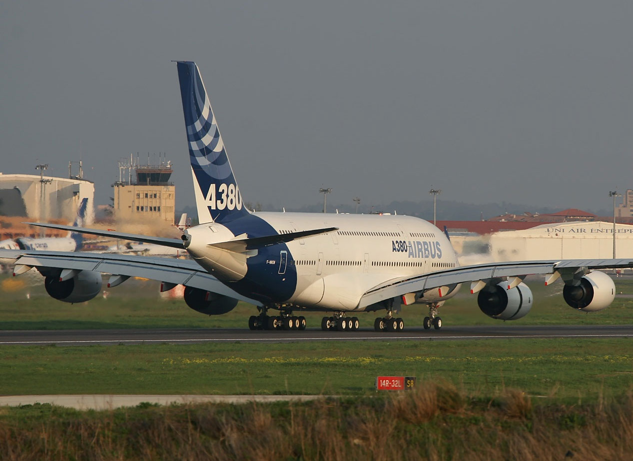 Airbus A380 : test mode reverse