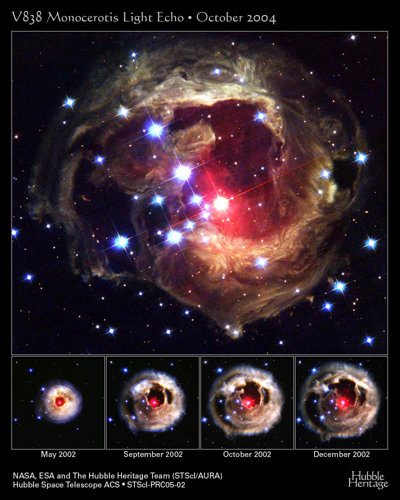 Hubble : V838 Monocerotis