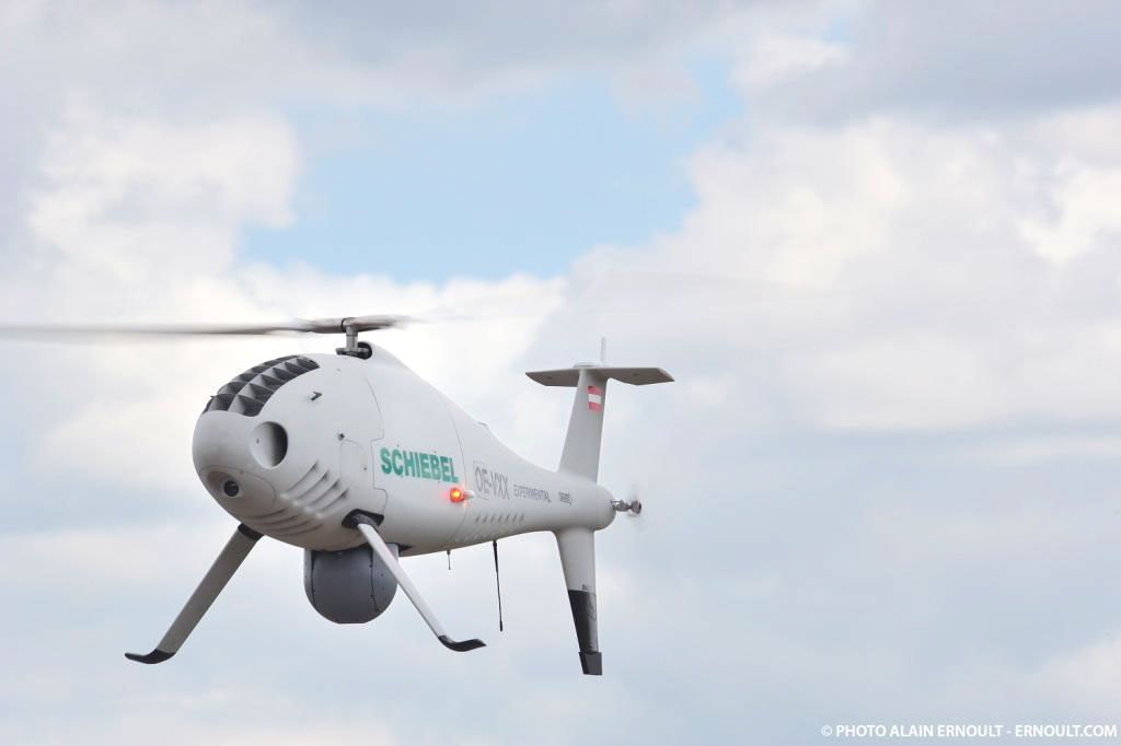 Le Camcopter, un drone hélicoptère