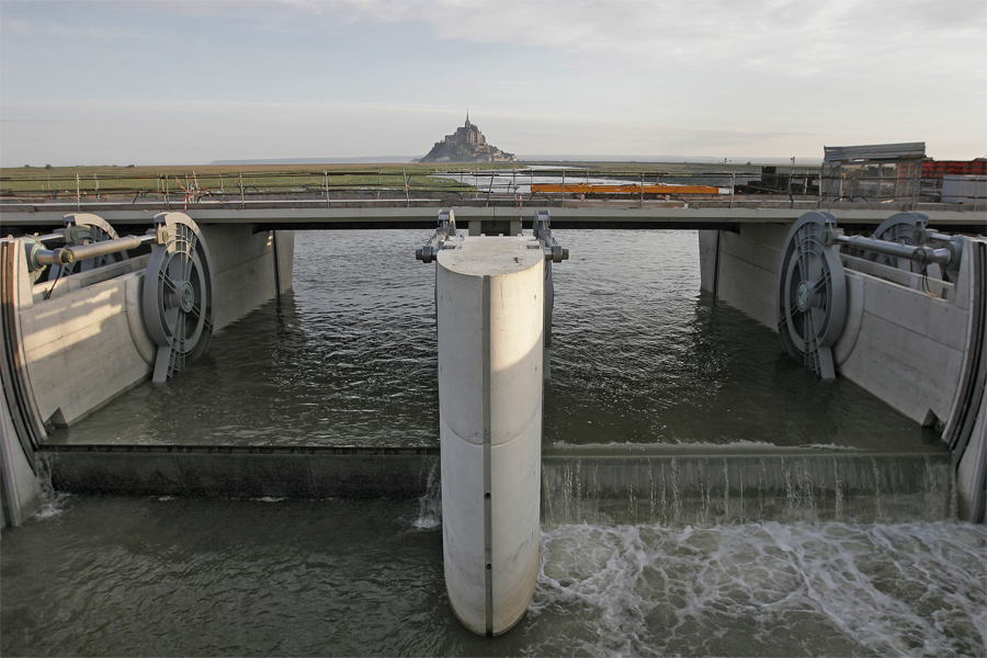 Test des moteurs de vannes du barrage du Couesnon