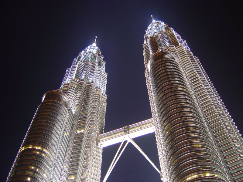 Les tours Petronas, à Kuala Lumpur, en Malaisie