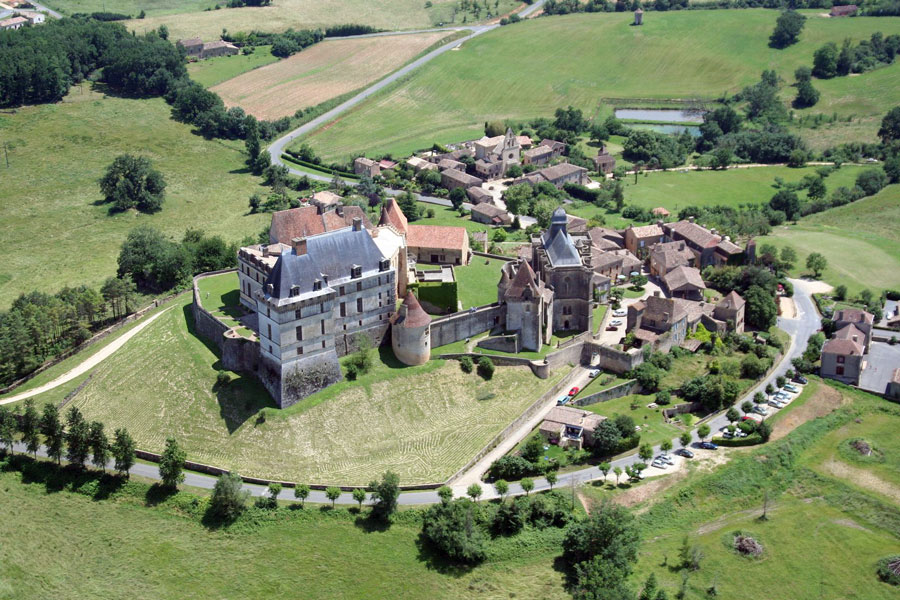 Le château de Biron, en Dordogne