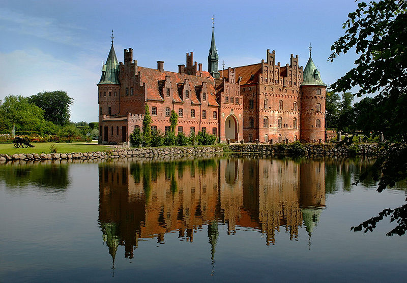 Le château d'Egeskov, au Danemark