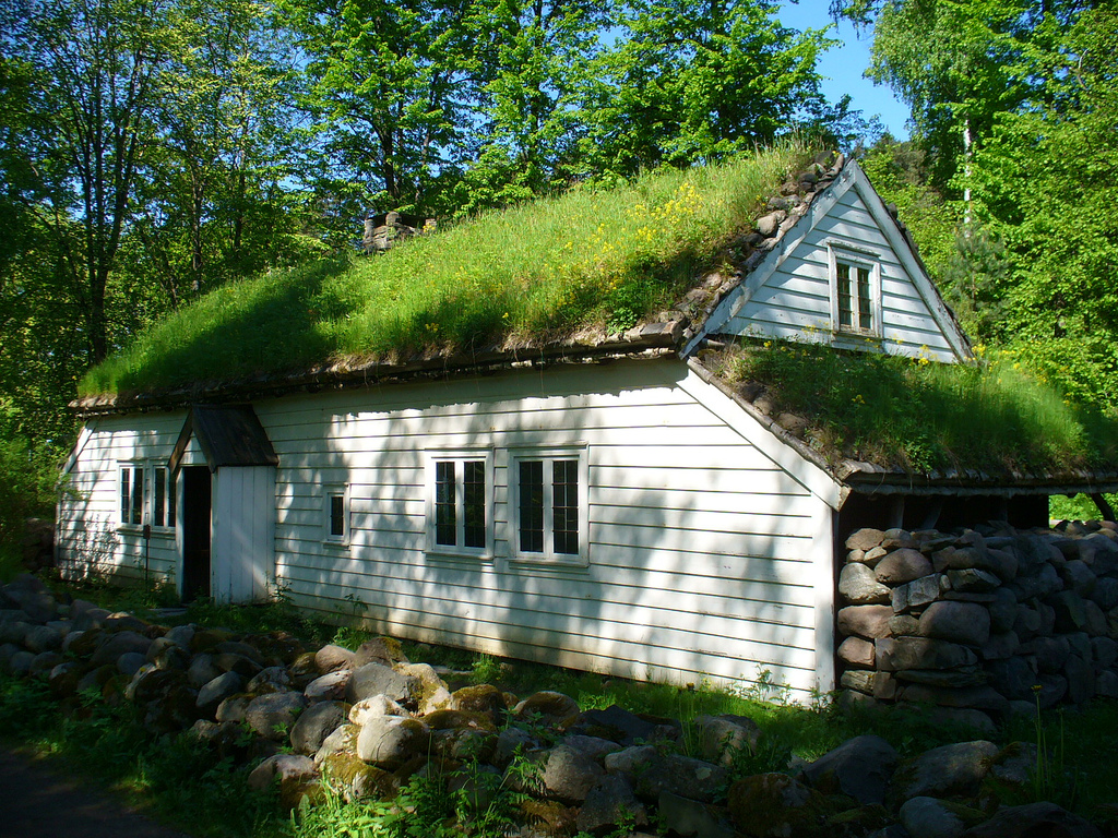 Maison traditionnelle en Norvège