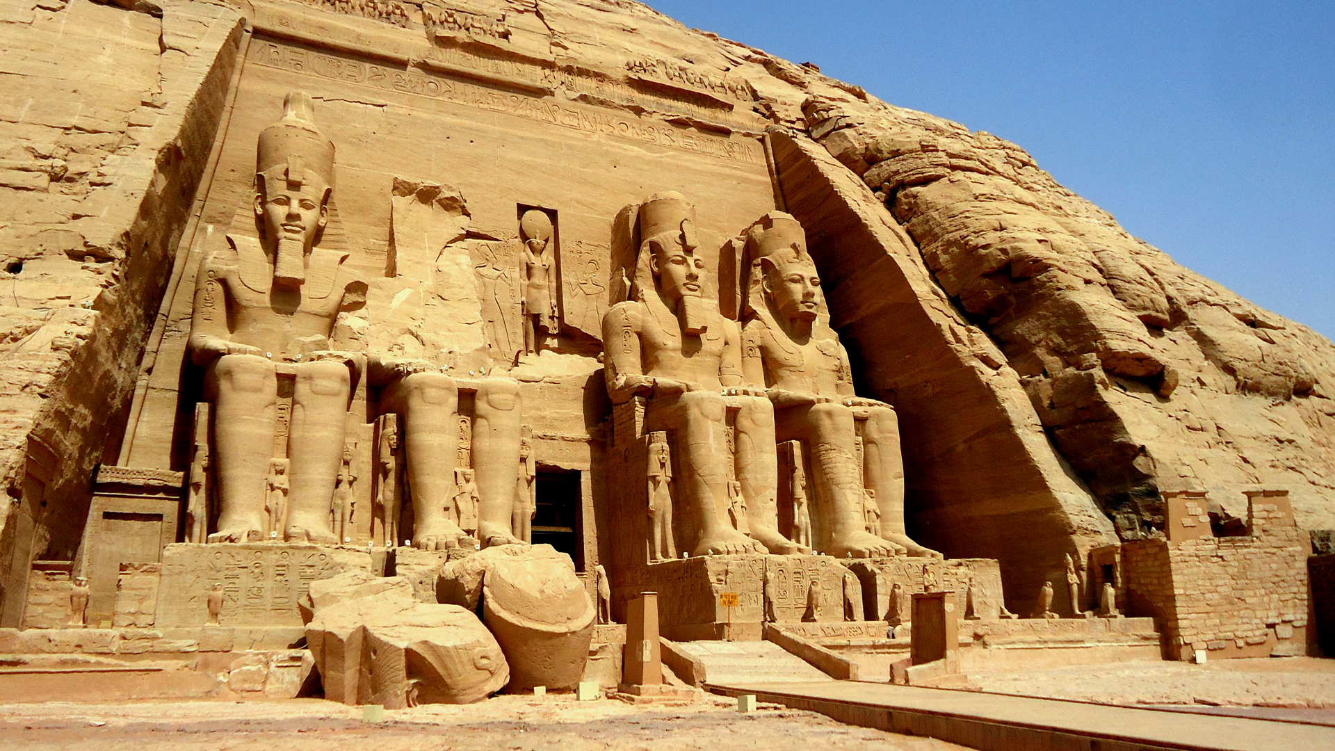 Le grand temple d'Abou Simbel