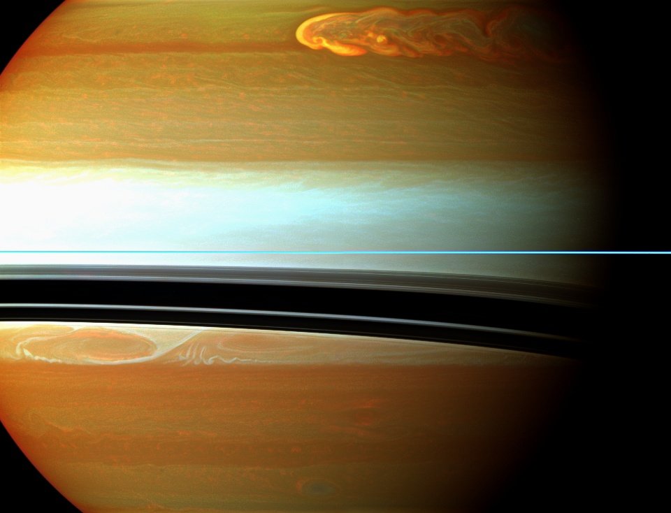 L'incroyable tempête sur Saturne