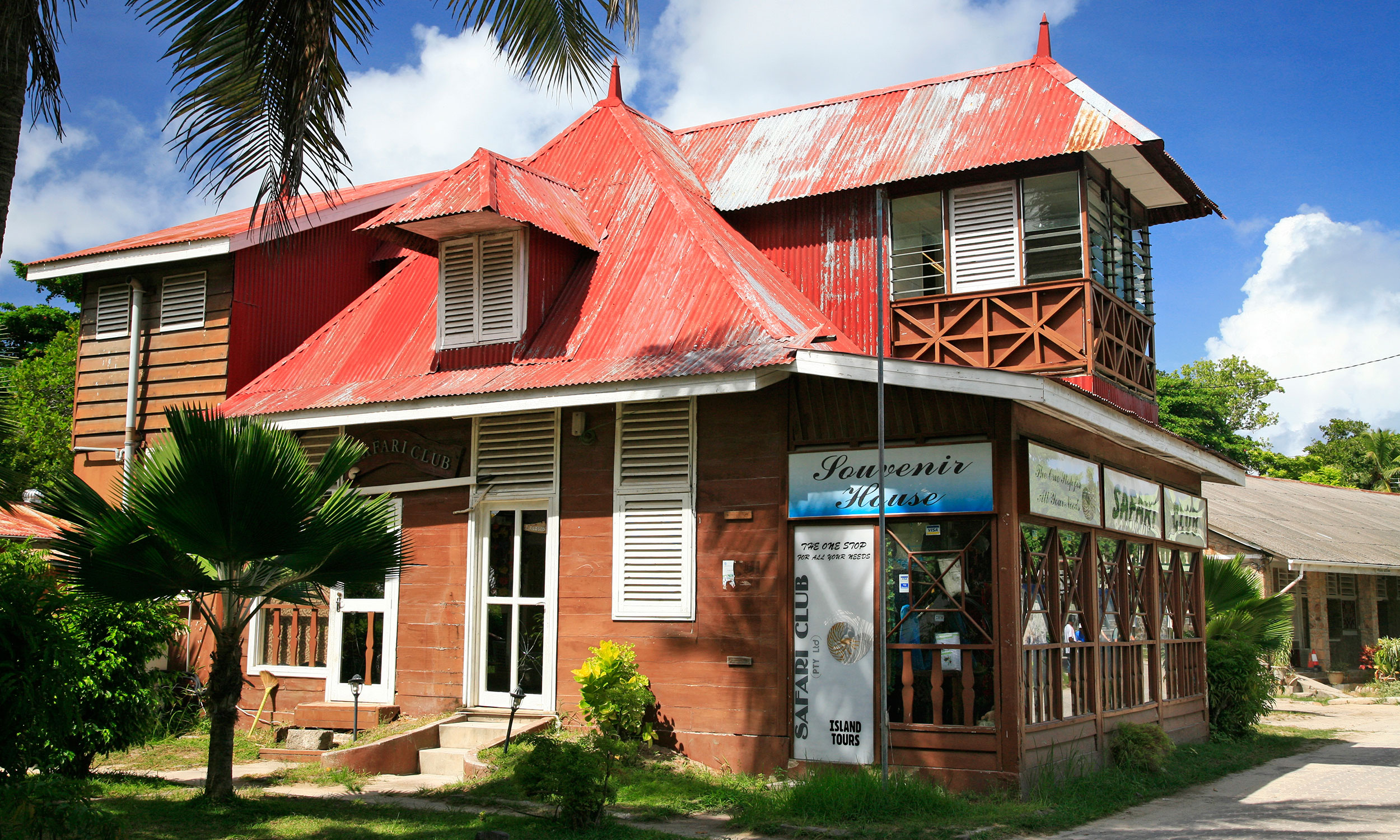 Maison traditionnelle aux Seychelles