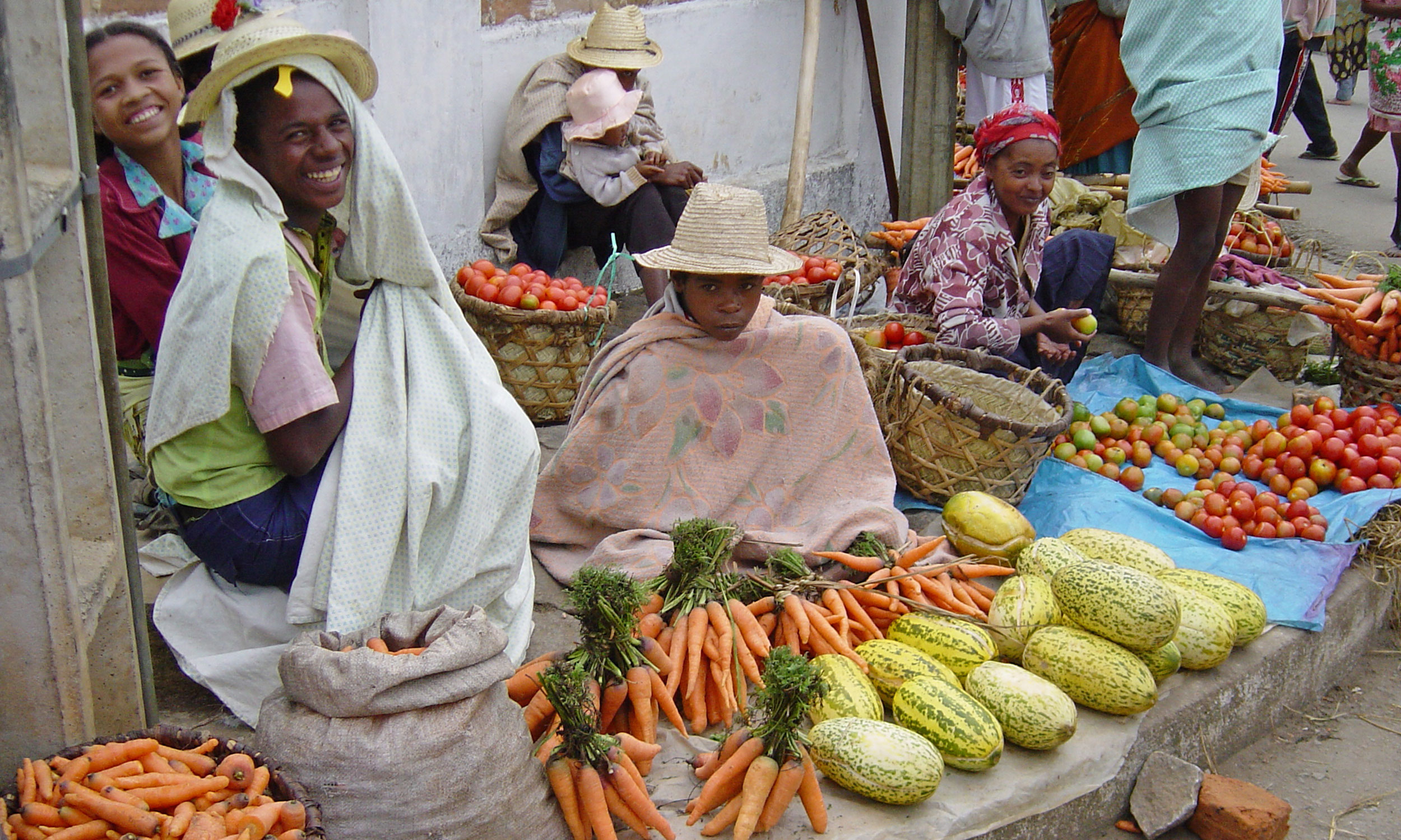 Scène du marché à Fianarantsoa