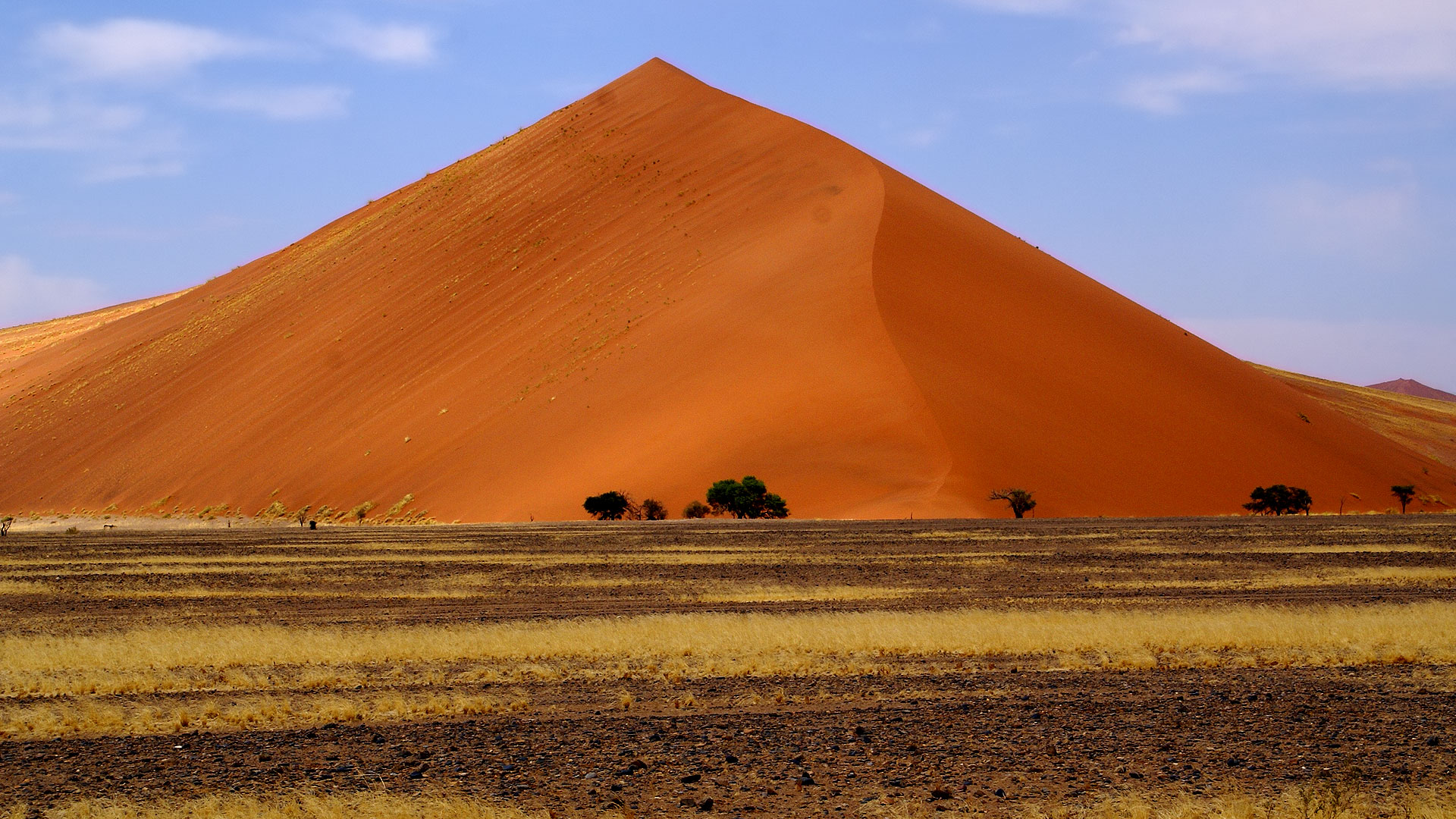 Namibie, des dunes de couleur rouge
