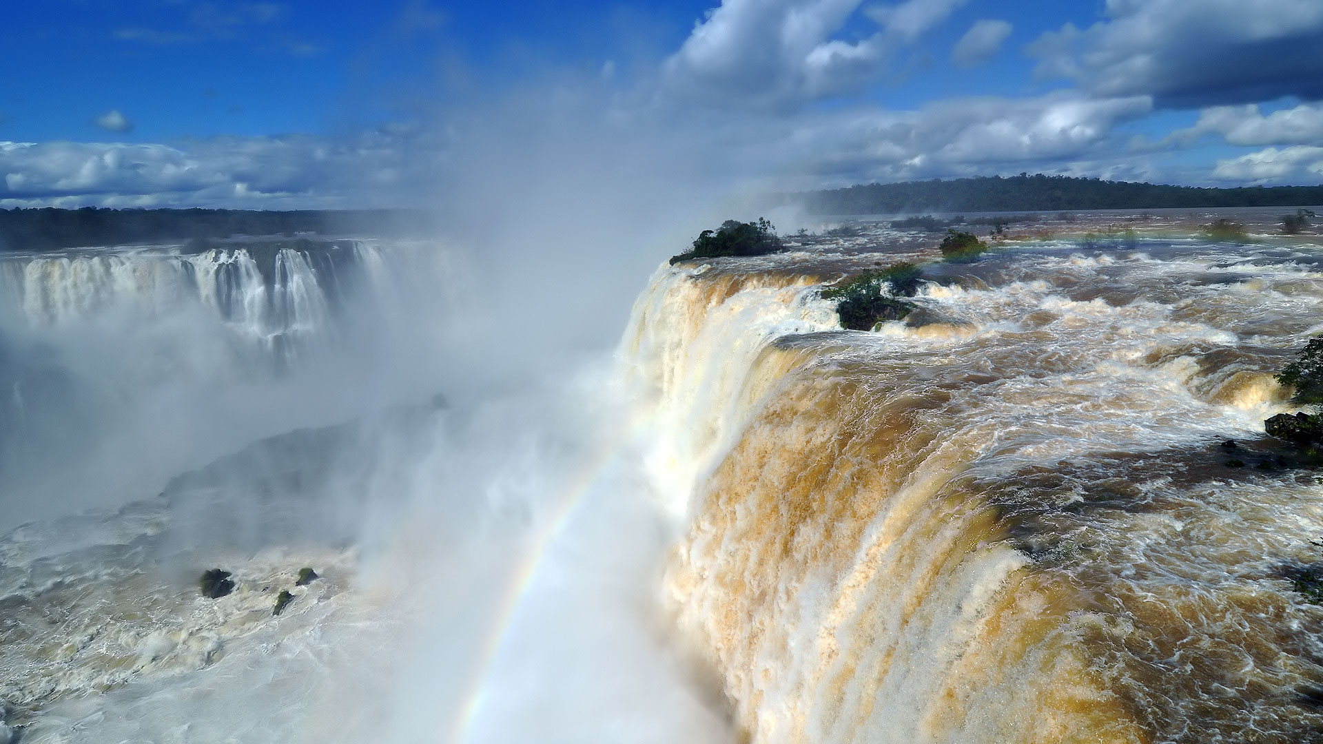 Les chutes d'Iguazú au Brésil