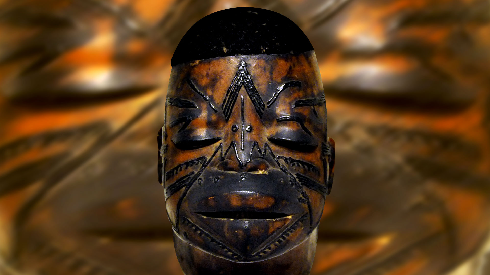 Masque makondé d'Afrique australe