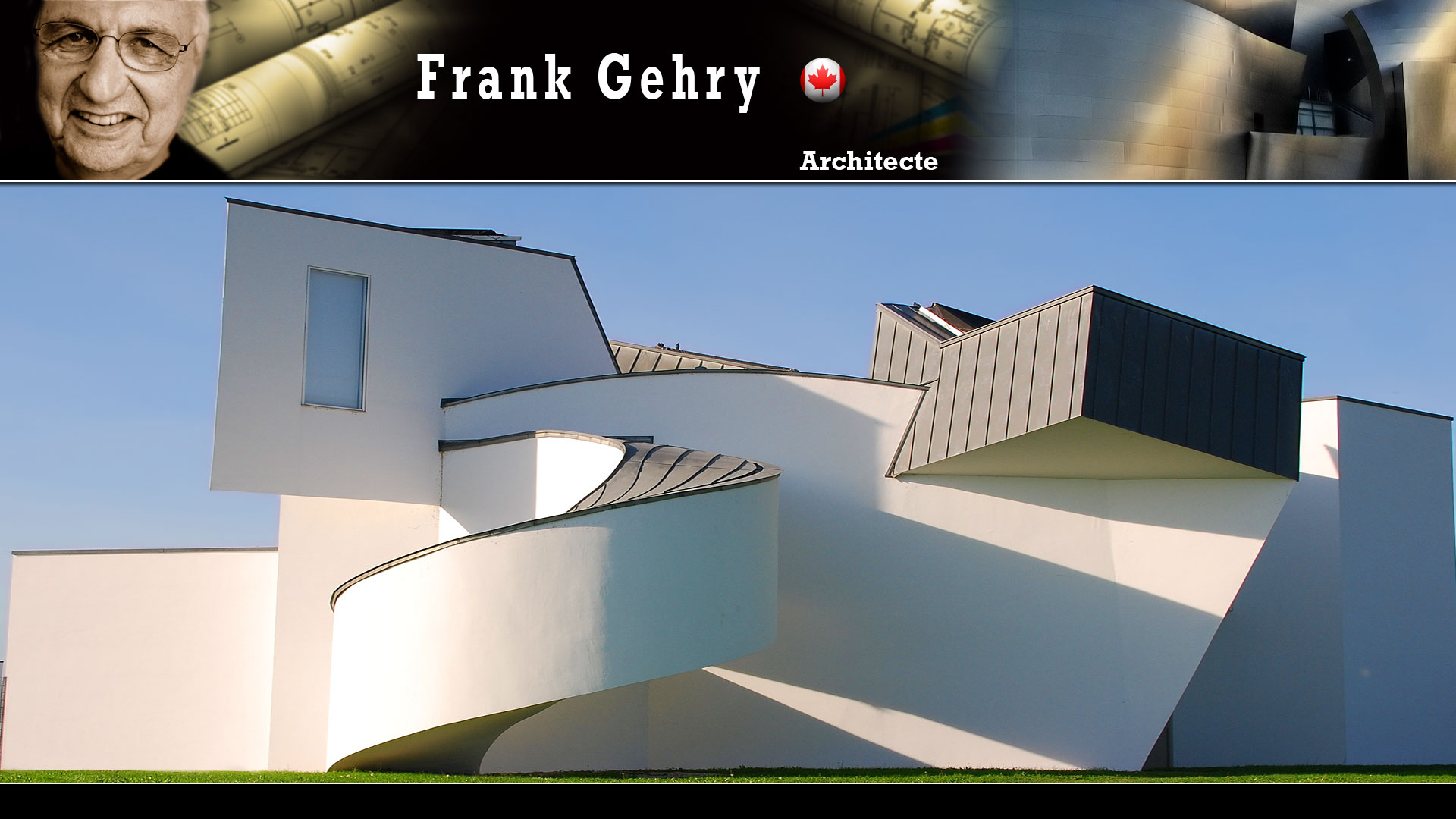 Le Vitra Design Museum en Allemagne, par Frank Gehry