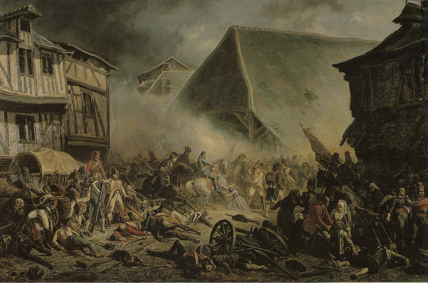 La bataille du Mans le 13 décembre 1793. © Musée de Tessé, Le Mans Wikimedia Commons, DP
