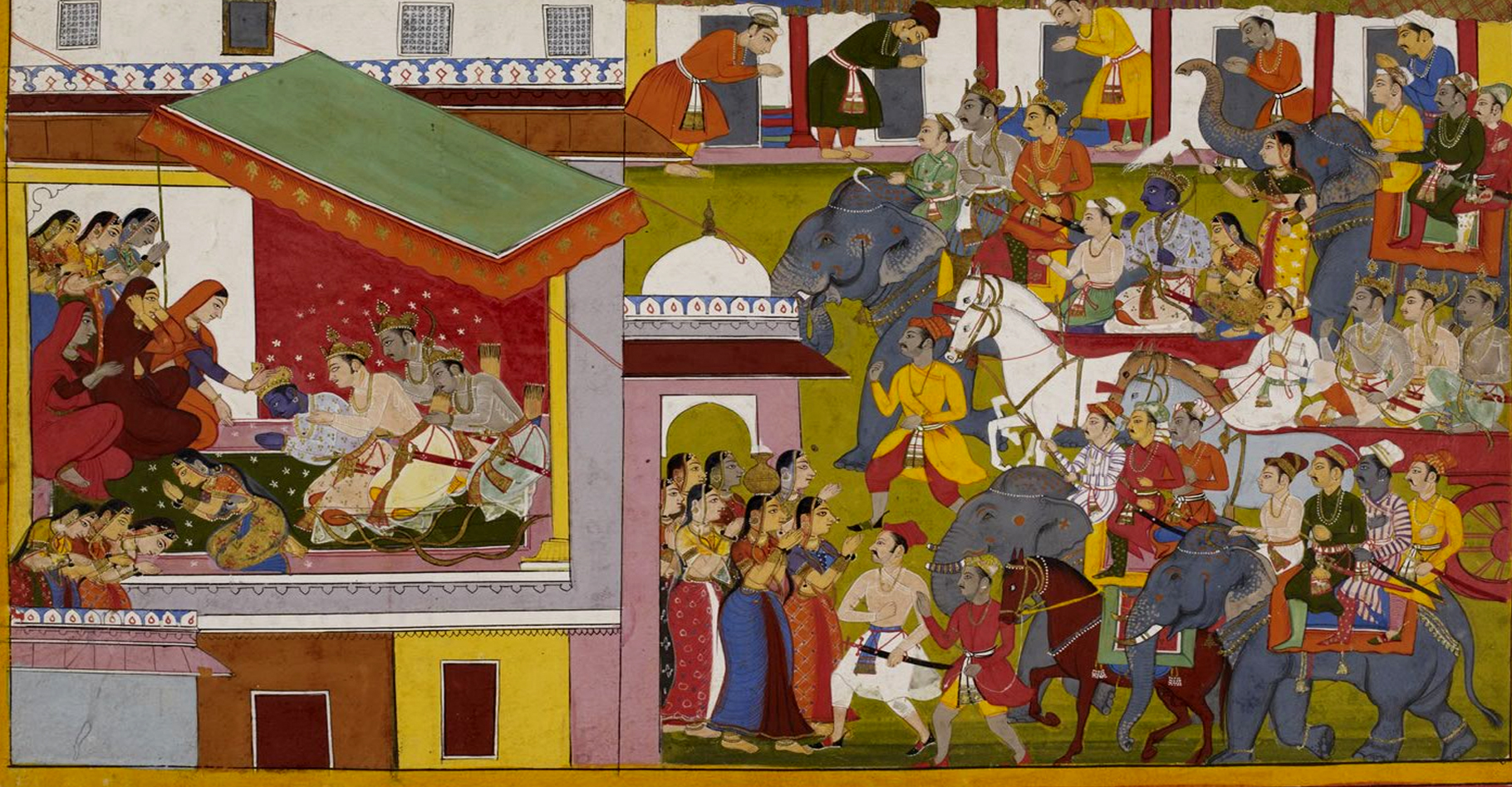 Poèmes Ramayana. © Sahib Din - Domaine public
