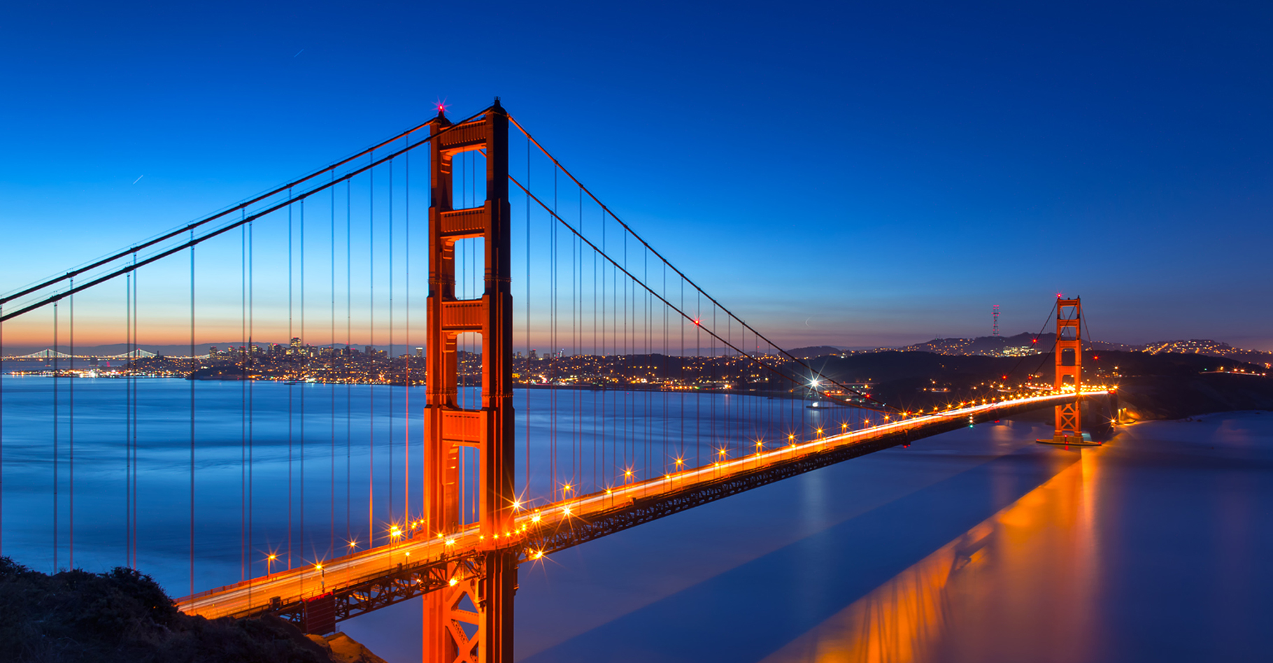 San Francisco, Bay Bridge au petit matin. © David Yu&nbsp;- CC BY-NC 2.0
